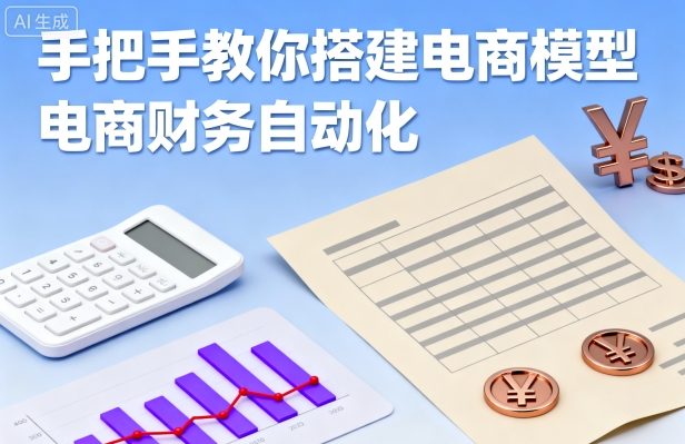 手把手教你搭建电商模型-电商财务自动化-轻网创